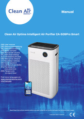 Clean Air Optima CA-509Pro Smart Manual