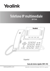 Yealink SIP-T54S Guia De Inicio Rapido