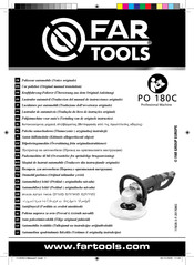 Far Tools PO 180C Traduccion Del Manual De Instrucciones Originale
