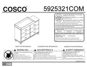 Cosco 5925321COM Manual De Instrucciones