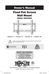 Tripp-Lite DWF2655X Manual Del Propietário