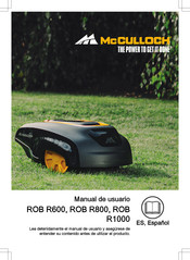 McCulloch ROB R1000 Manual De Usuario
