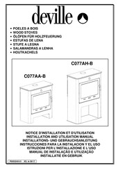 deville C077AH-B Instrucciones Para La Instalación Y El Uso