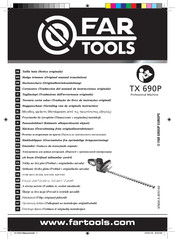 Far Tools TX 690P Traduccion Del Manual De Instrucciones Originale