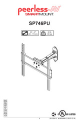 peerless-AV SP746PU Instrucciones De Montaje