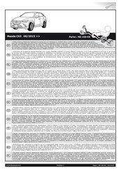 ECS Electronics MZ-156-HX Instrucciones De Montaje