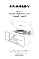 Crosley CR7016A Manual De Instrucciones