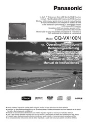 Panasonic CQ-VD5005W Manual De Instrucciones