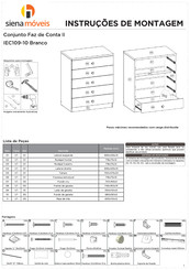 Siena móveis IEC109-10 Instrucciones De Montaje