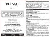 Denver CAD-496 Manual Del Propietário