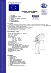 Pce Instruments PCE-889 Guia De Inicio Rapido