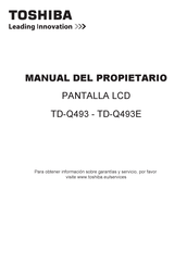 Toshiba TD-Q493 Manual Del Propietário