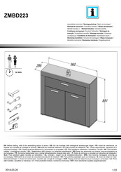 Forte ZMBD223 Instrucciones De Montaje