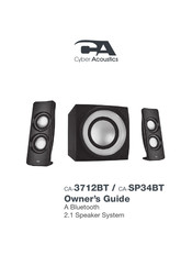 Cyber Acoustics CA-3712BT Manual Del Propietário