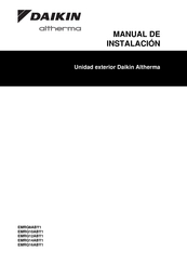 Daikin altherma EMRQ12ABY1 Manual De Instalación