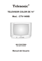 Telesonic CTV-1406B Manual Del Usuario