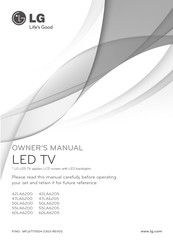 LG 42LA6200 Manual Del Propietário