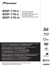 Pioneer BDP-170-S Manual De Instrucciones