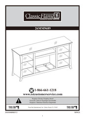 Twin-Star International Classic Flame 26MM9689 Instrucciones De Montaje