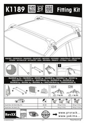 Yakima K1189 Manual De Instrucciones