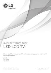 LG 26LT360C Guía De Referencia Rápida