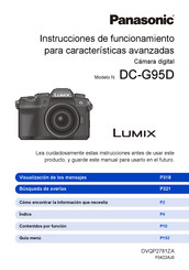 Panasonic LUMIX DC-G95D Instrucciones De Funcionamiento