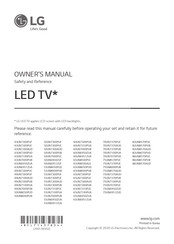 LG 50UN7000PUC Manual Del Usuario
