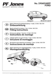 PF Jones 19060548PF Instrucciones De Montaje