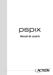 Acteon PSPIX Manual De Usuario