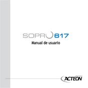 Acteon sopro 617 Manual De Usuario