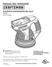 Craftsman 315.115790 Manual Del Operador