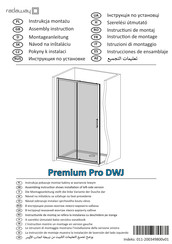 Radaway Premium Pro DWJ Instrucciones De Montaje