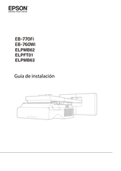 Epson EB-760Wi Guia De Instalacion