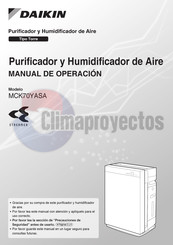 Daikin MCK70YASA Manual De Operación