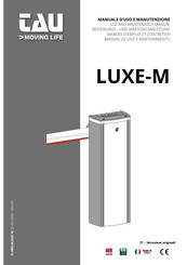 tau LUXE-M Manual De Uso Y Mantenimiento