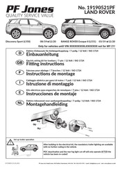 PF Jones 19190521PF Instrucciones De Montaje