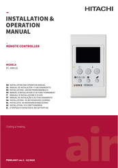 Hitachi PC-ARH1E Manual De Instalación Y Funcionamiento