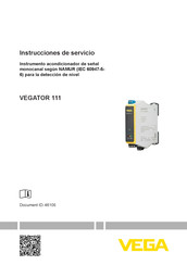 Vega VEGATOR 111 Instrucciones De Servicio