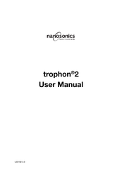 Nanosonics trophon2 Manual Del Usuario