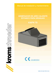 Kromschroeder KAFH 75 Manual De Instalación Y Mantenimiento