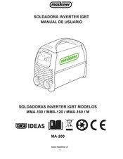 maskiner MMA-140 Manual Del Usuario