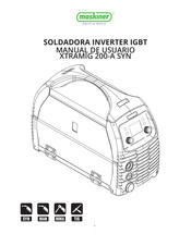 maskiner XTRAMIG 200-A SYN Manual De Usuario