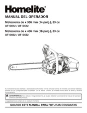 Homelite UT10032 Manual Del Operador