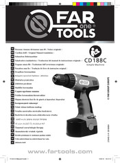 Far Tools one CD188C Traduccion Del Manual De Instrucciones Originale