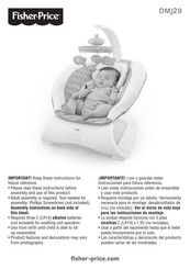 Fisher-Price DMJ29 Manual De Instrucciones