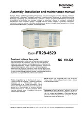 Lemeks Palmako FR28-4529 Instrucciones De Montaje, Instalación Y Mantenimiento