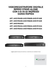 Comelit AHDVR162B Guía Rápida