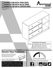 Ameriwood HOME 2940810COM Instrucciones De Montaje