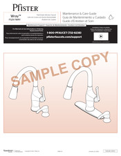 Pfister Wray F-529-7WRY Guía De Mantenimiento Y Cuidado
