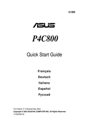 Asus P4C800 Guia De Inicio Rapido